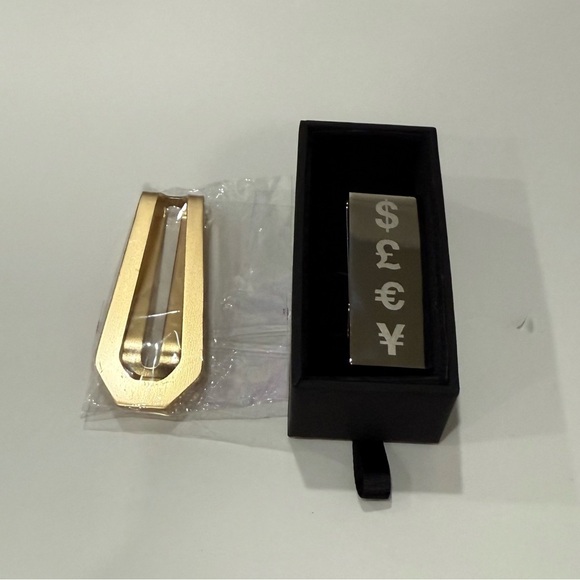 Gold and Silver Money Clip - Picture 1 of 4